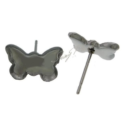 Surgical steel bow tie in the shape of a bow tie