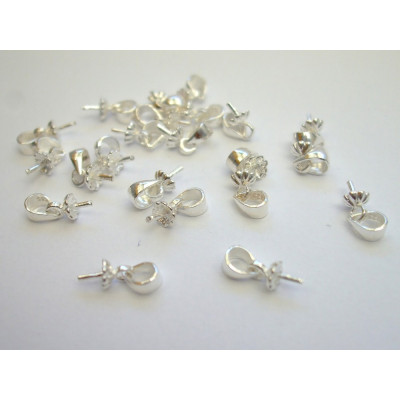 Hook for sticking pearls, 1pc, AG 925