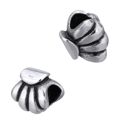 Bead seashell of surgical steel