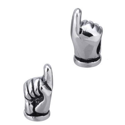 Bead raised finger of surgical steel