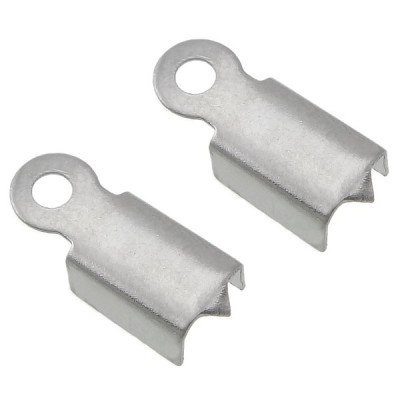 Crimp end 4 x 9.5mm made of surgical steel