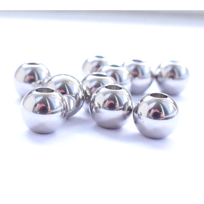 Bead ball 10 x 8,5mm from surgical steel