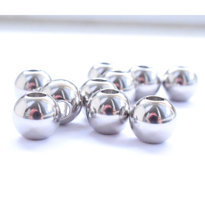 Bead ball 10 x 8,5mm from surgical steel