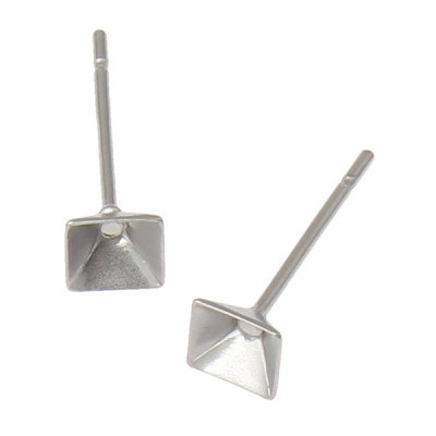Surgical steel square size 4 x 4mm