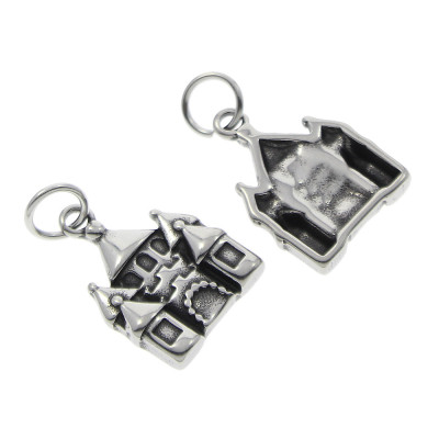 Pendant Lock with turrets of surgical steel