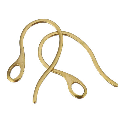 Hook Earwire 18k Gold plated stainless steel 304