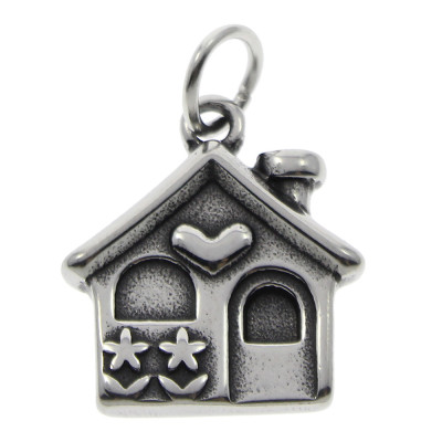 Pendant cottage made of surgical steel