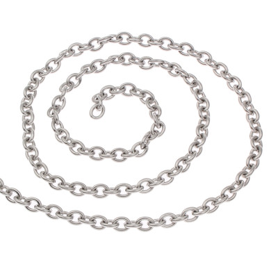 Oval Cable Chain (Ankr) 4 mm – Stainless Steel