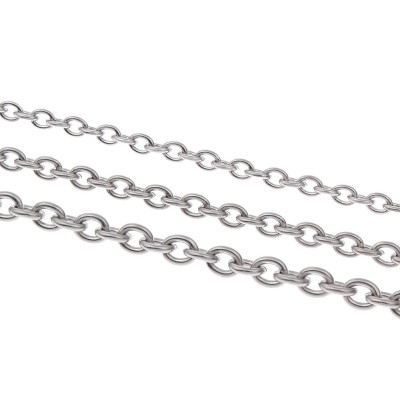 Ankr oválná hladká očka 4mm chirurgická ocel