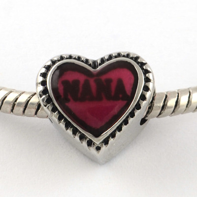 Bead heart in two color variants