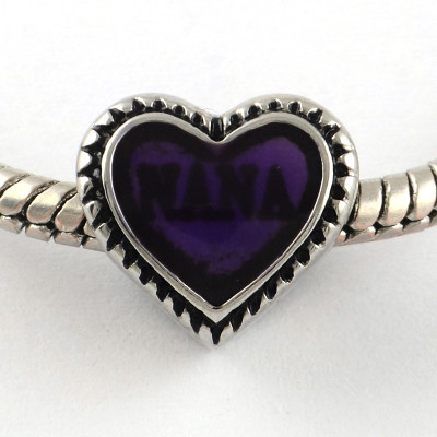 Bead heart in two color variants