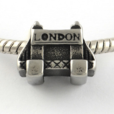 Bead London Tover Bridge made of surgical steel