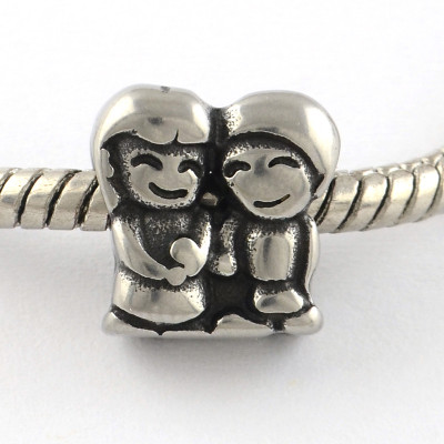 Bead lovers made of surgical steel