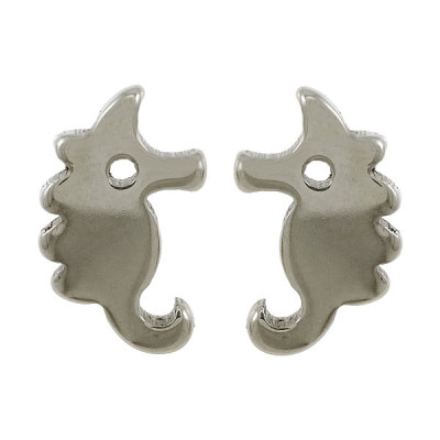 Surgical steel seahorse