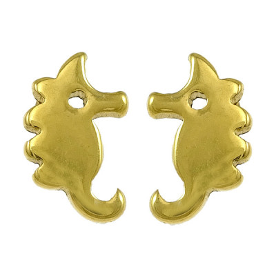 Surgical steel seahorse