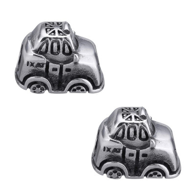 Bead toy car made of surgical steel