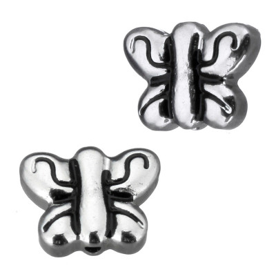 Surgical steel bow tie bead