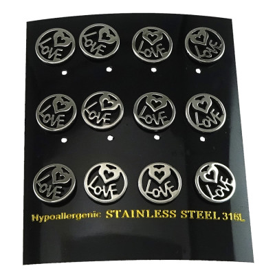 LOVE inserts made of surgical steel