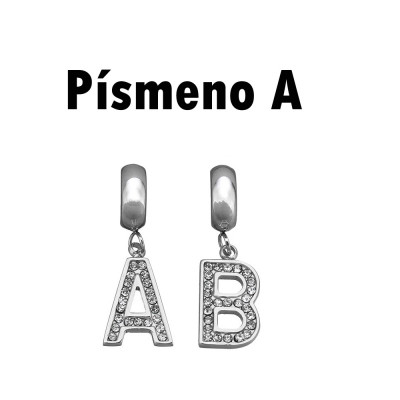 Surgical Steel Alphabet Pendant