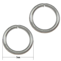Spojovací kroužek uzavřený 5 x 0,7mm z chirurgické oceli