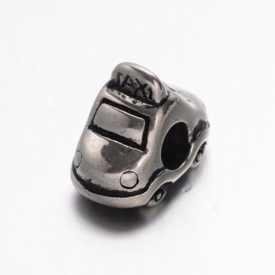 Surgical steel taxi bead