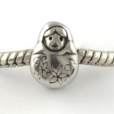 Matryoshka bead from surgical steel