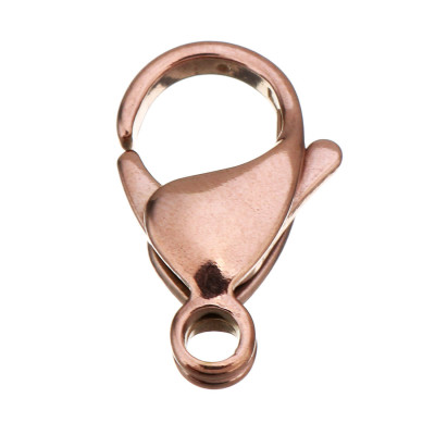 304 Stainless Steel Lobster Claw Clasps Rose gold 10x 6mm
