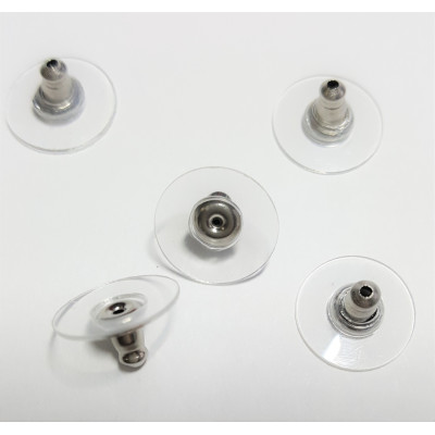 Plastic stopper with plastic surgical steel