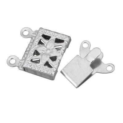 304 stainless steel Box clasp 2 strand