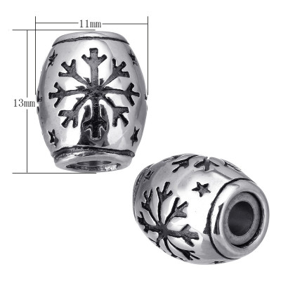 Magnetic fastening made of surgical steel with a flake 3,2mm