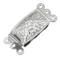 304 stainless steel Box clasp 3 strand