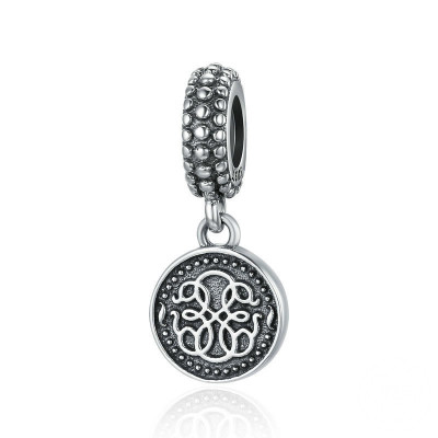 Bead pendant with ornament Ag 925/1000
