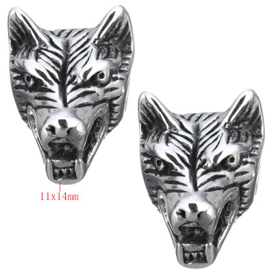 Bead head wolf of surgical steel