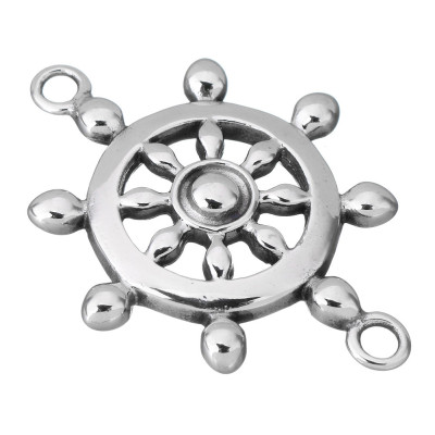 Surgical steel rudder connector