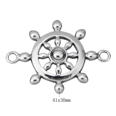 Surgical steel rudder connector