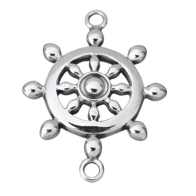 Surgical steel rudder connector