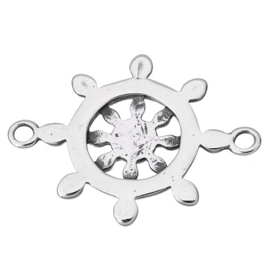 Surgical steel rudder connector