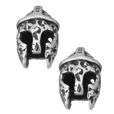 Bead helmet open from surgical steel