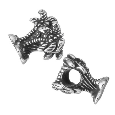 Bead palm tree made of surgical steel