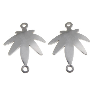 Surgical steel connector in two colors