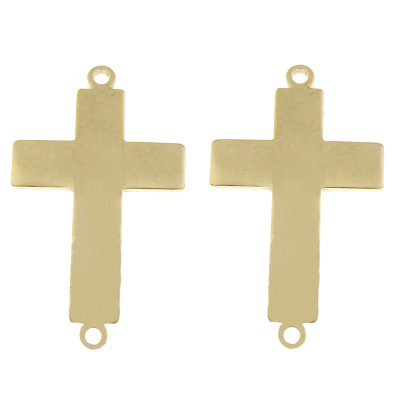 Konektor křížek z chirurgické oceli ve dvou barevných variantách