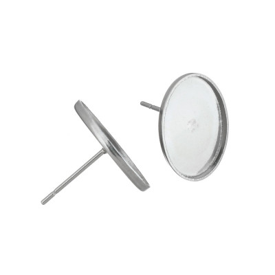 Oval bowl 10 x 14mm oval bowl in surgical steel