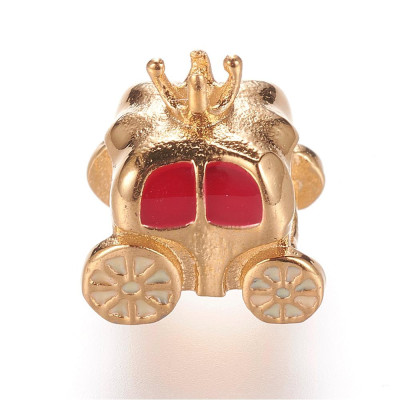 Surgical steel carriage bead in many colors