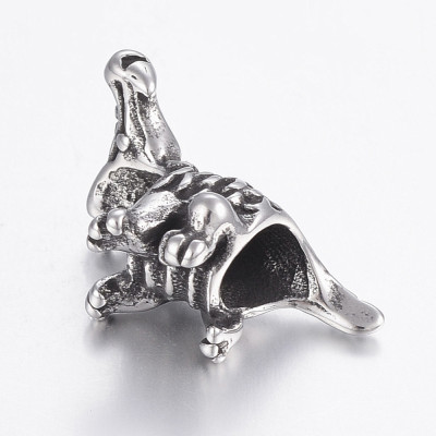 Crocodile surgical steel bead