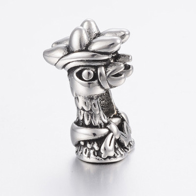 Bead head of surgical steel cock