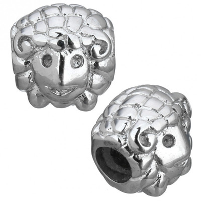 Surgical steel lamb bead