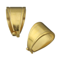 Massive stainless steel upper hook in gold plating