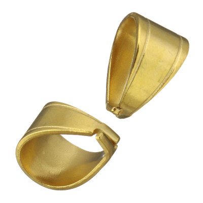 Massive stainless steel upper hook in gold plating