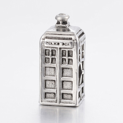 Bead police booth made of surgical steel