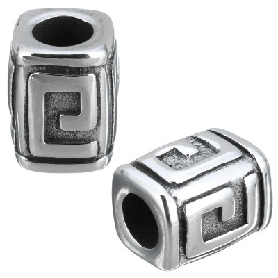 Solid roller with surgical steel ornament